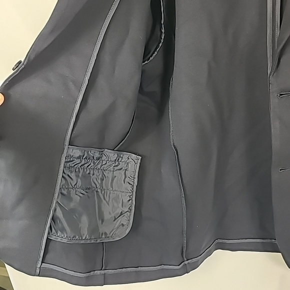 NEW Liverpool Los Angeles Men's Navy Blue Welt Pocket Blazer Sz L MSRP $139 - Picture 6 of 8